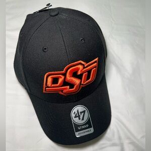 Black Cap with Orange OSU Logo